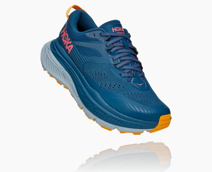 Tenis Hoka One One Trail Mujer Azules - Stinson Atr 6 - UNLG82103